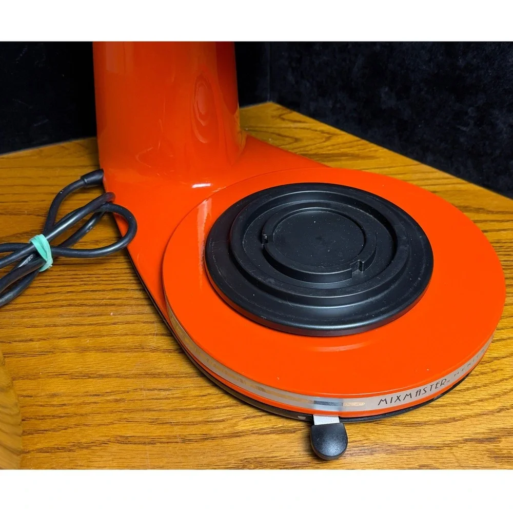 Sunbeam Mixmaster Heritage Series Stand Mixer: Orange 350W, 12 Speed, WORKS